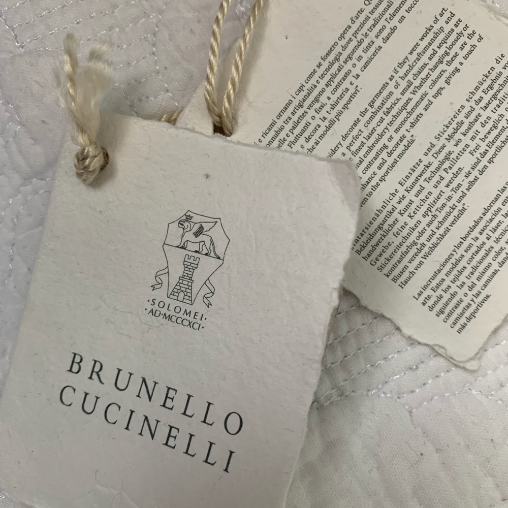 🔥🥰🔥🥰 Brunello Cucinelli one shoulder ivory gown size M - Picture 16 of 16